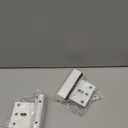 2 Pack Reinforcement Locks with 8 Screws, Childproof Night Lock Withstands 800 Lbs White