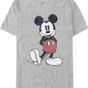 Disney Men's Full Size Mickey Mouse Distressed Look T-Shirt, Small 