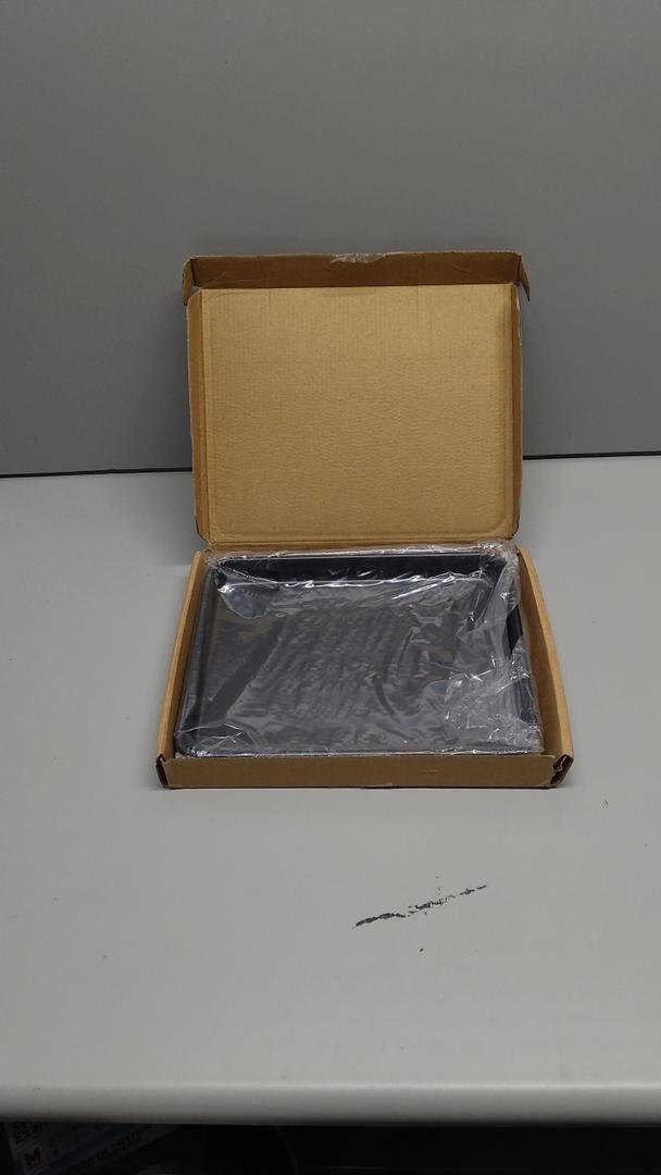 11 Inch Baking Sheets Pan Nonstick Set of 2, Walooza 1inch Deep Baking Trays, 11X9 Inch Cookie Sheet Replacement Toaster Oven Tray, Non Toxic & Heavy Duty & Easy Clean