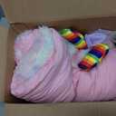 Happy Nappers: Pillow & Sleepy Sack: Medium - Rainbow Unicorn - 54 x 20, Plush Animal Character, 2-in-1 Pillow Sleeping Bag, Play, Kids Ages 3+