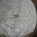 Fire Hose, White, 2 inches x 100' Lay Flat Heavy Duty Backwash/Discharge Firehose, NPSH/NPT Brass Connectors (2” NPSH/NPT-100FT)