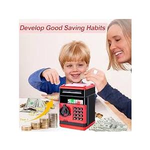 Refasy Children's Toy for 57 & 816 Year Olds  Piggy Banks & ATM for Boys & Girls  Perfect Birthday & Christmas Gifts  Red