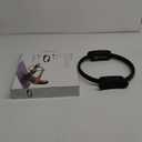 Gaiam Pilates Ring Fitness Circle - Lightweight & Durable Foam Padded Handles, Flexible Resistance Exercise Equipment for Toning Arms, Thighs/Legs & Core (12", Black)