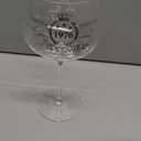 50TH Birthday Gifts for Women 1976 Vintage Wine Glass & Matching Mirror, Elegant Present for Mom, Friend, Daughter, Sister or Wife Celebrating 50 Years of Love and Life