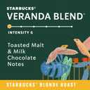 Starbucks VIA Instant Coffee, Light Roast Coffee, Veranda Blend, 100% Arabica, Single-Serve, 1 Box (50 Packets) (EXP 03/13/27)