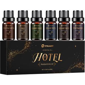 Hotel Diffuser Oils, Hotel Collection Diffuser Oil, Luxury Essential Oil for Diffuser, Soap & Candle Making Scents - 1 Way, Dream State, Coastal Cabine, Gloden Magic (2.02 Fl Oz (Pack of 1))
