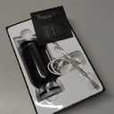 Luxurious 4-in-1 Electric Wine Aerator, Decanter, Dispenser & Vacuum Saver with LED Display - Wine Pourer Gift for Women and Wine Lovers (Galaxy Black)