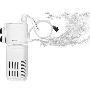 The Fish Tank Filter is Suitable for 40-80 Gallon Aquariums, Filtering/oxygenating/Water Circulation. Built-in Biochemical Filter Cotton