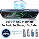 CASEKOO Desert Titanium for iPhone 16 Pro Case with Magnetic Invisible Stand [Compatible with MagSafe] [16FT Military-Grade Protection] Shockproof Polished Frame Phone Grip Cover 6.3 inch Gold