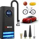 Air Compressor, Tire Inflator Portable Air Pump 150 PSI for Car Tires Bikes Balls Balloons and Other Inflatables with Digital Gauge Cordless Electric Inflator Rechargeable 4000 mAh Battery (Blue)