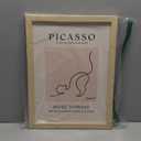 Pablo Picasso Wall Art Cat Canvas Prints Picture Minimalist Wall Decor Picasso Abstract Line Drawing Posters Framed Artwork for Living Room Bedroom Nursery Home Office Decoration Gifts, 12x16 Inch