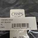 Chaps Men's and Big Men's Harbor Side Slub Short Sleeve Polo Shirt, XL, Jet Black