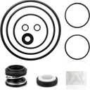 O-Ring Rebuild Repair Kit Compatible with Pentair SuperFlo, SuperMax Pool Pumps Parts, Includes US Seal PS-200 Shaft Seal, Water Slinger and O-Ring Lube, 2 Pump Union O-Rings, 2 Drain Plug O-Rings