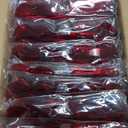 XIQMBWQM 80 Pairs Heart Shaped Sunglasses Bulk, Transparent Heart Glasses for Women Party Favor, Red