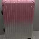 Carry On Suitcase, 20 Inch Carry On Luggage with Wheels, Hardside Large Suitcases with Wheels, TSA Lock (Peach)