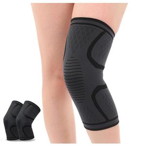 Knee Braces for Knee Pain, 2 Pack Knee Pads Knee Sleeves Weightlifting Knee Compression Sleeve, Knee Support Knee Flex Wrap Knee Sleeves (X-Large, Black)