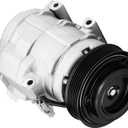 Air Conditioning Compressor & A/C Clutch for Toyota Sienna 3.3L 2004 2005 2006, Sienna 3.5L 2007, 1010854 1110854 97310 C1349R 275555 TEM255485