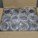 36PCS Cylinder Vases Set, Plastic Vases for Centerpieces, 4''/6''/8'' Clear Candle Vases, Bulk Versatile Hurricane Candle Holder for Wedding Centerpieces, Party Table Home Decorations (36)