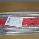 kaiyomi 6Pcs Stanchions and Velvet Ropes, Crowd Control Barriers (Silver)