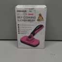 Swihauk Self Cleaning Slicker Brush for Dogs & Cats - Skin Friendly Grooming, Deshedding, Hair Removal for Puppies & Long/Short Haired Pets, Pet Supplies Accessory, Pink