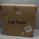 Lucky Monet Cute Cat Tower 65 Inches, Unique Cat Tree Large Tall for Indoor Cats, Purple Pink Cloud Big Cat Tree Cat Castle Mansion Condo for Large Cats Activity Trees with Scratching Post Hammock