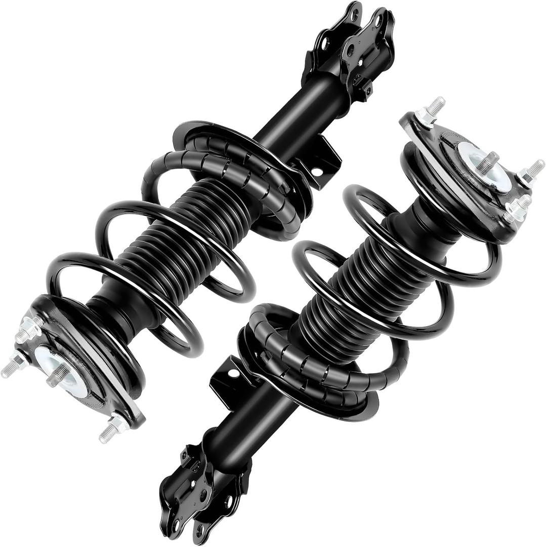 ECCPP Complete Struts Spring Assembly Fit for 2014-2018 for Kia Forte, 2014-2016 for Kia Forte Koup 11187 11188 Front Drive and Passenger side Struts Shock Absorber