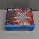 DG-Direct Christmas Tree Topper Lighted with Silver Snowflake Projector, Led Rotating Magic Snowflake, 3D Hollow Glitter Lighted Silver Snow Tree Topper for Christmas Tree Decorations