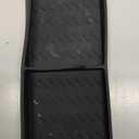 Silicone Rack Over Back of Stove Flat Magnet Top of Stove Kitchen Shelf Stove Organizer Above Stovetop Storage Rack for Wall, 2 pack, Black, Was used