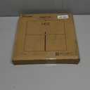 Letsfit Digital Bathroom Scale - Tempered Glass, Black 