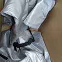 40 lb Propane Tank Cover, Thickened Built-in Anti-Freezing Felt Openable top, Waterproof, Dustproof, UV-Resistant and Frost-Resistant for 40 Gallon Propane Tank Outdoor Protection, Silvery