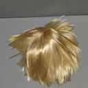 JoneTing Short Blonde Mushroom Wig+Hair Cap Bowl Cut Wigs 70s 80s Men Wigs Short Blonde Funny Wig for Man Blond Bob Hair With Bang for Christmas Cosplay Costume for Halloween Party Outfit