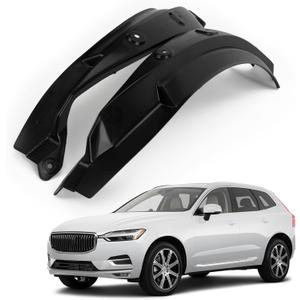 PSLER Fit for Volvo XC60 2018-2025 Rear Door Mud Flaps Set of 2PCS Mud Guard Kit Splash Guards Mudguards Mudflaps with Hardware Kits Accessory Front and Rear