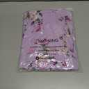 ANRABESS Womens Long Sleeve Floral Maxi Dress Boho Flowy Wrap Slit V Neck Beach Fall Wedding Guest Party Vacation Dresses Floral Purple X-Large (XL)