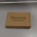 Ravinte 20 Pack Solid 3 Inch Center to Center Slim Square Bar Drawer Handles Kitchen Cabinet Handles Black Drawer Pulls Kitchen Cabinet Hardware Kitchen Handles Matte Black Cabinet Pulls