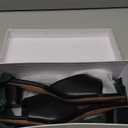 MIRAAZZURRA Mule Heels for Women Square Open Toe Heels Chunky Block Heel, Slip on Heeled Sandals Dress, Slide Shoes,, Size 12