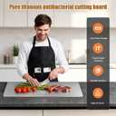 Titanium Cutting Board for Kitchen,100% kitchen titanium cutting board, 19.7"L x 15.7"W