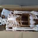 Crazy Bonez Original Pose-N-Stay Halloween Skeleton, 5 FT – Life-Size
Realistic, Fully Poseable Indoor & Outdoor Decoration, Durable Plastic Spooky Prop for Yard, Porch, Haunted House