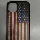 DistinctInk Case for iPhone 11 (6.1" Screen) - Replacement for OtterBox Symmetry Custom Black Case - Red White Blue United States Flag Old - Show Your Love of The United States of America