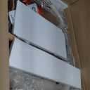 COLAMY Wooden Dining Chairs Set of 4, Modern Fabric Upholstered Kitchen Side Chairs, Farmhouse Dining Room Chair with Foot Pegs, Beige