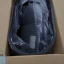 5 Gallon Bathroom Trash Can with Lid, Automatic Motion Sensor Black Trash Can, Touchless Slim Waterproof Garbage Bin for Kitchen, Bedroom, Office, and Bathroom