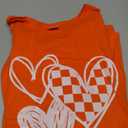 Orange Shirt With Hearts, Size 3XL
