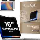 SenseAGE Magnetic Privacy Screen Filter for MacBook Pro 16 Inch, Easy On/Off Anti-Blue Light Privacy Screen Protector, Compatible with MacBook Pro 16 inch (2019)