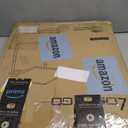 Adjustable TV Tray Table - TV Dinner Tray on Bed & Sofa, Comfortable Folding Table with 6 Height & 3 Tilt Angle Adjustments (Black)