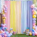Pastel Backdrop Curtains Unicorn Backdrops Unicorn Party Backdrops for Girls Birthday Party Decoration 10ft 7ft