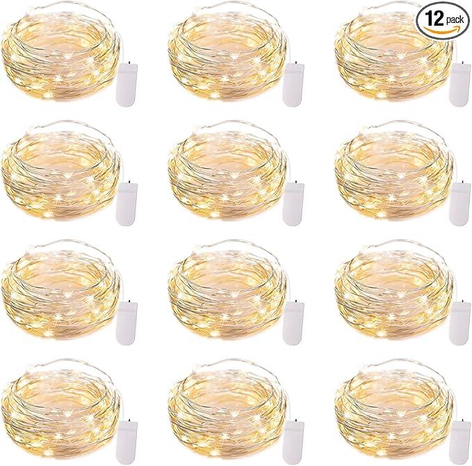 12 Pack Star Fairy Lights