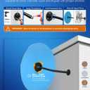 17.3 in Acrylic Convex Security Mirror, Wall Mount