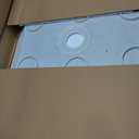 DreamLine SlimLine 32 in. D x 42 in. W x 2 3/4 in. H Center Drain Single Threshold Shower Base in White, DLT-1132420