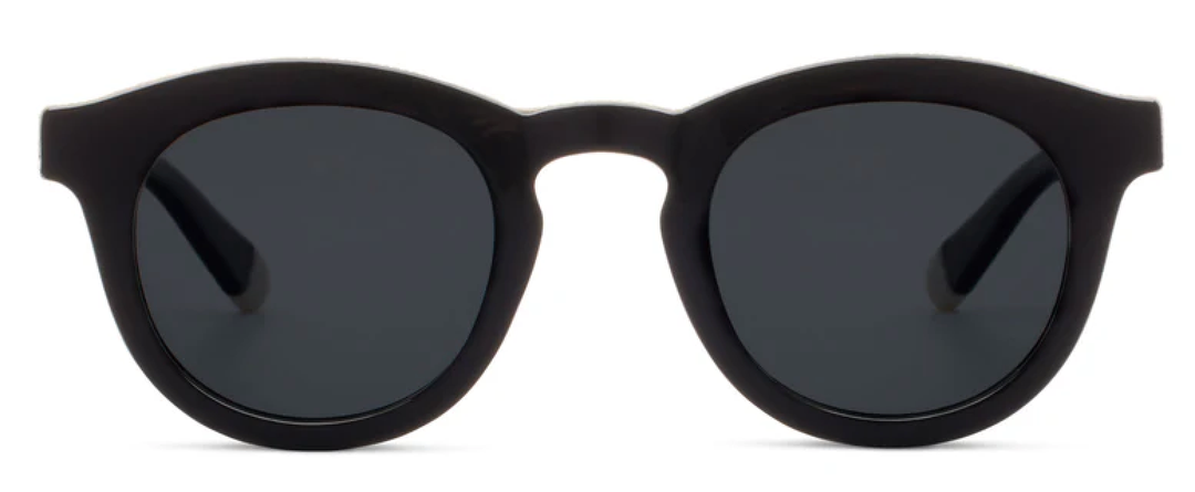 Women's Beverly Shores Bifocal Sunglasses Round, Black, +2.50 + 2.5
