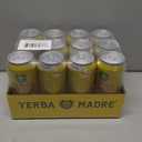 Yerba Madre Organic Yerba Mate, Lemon Elation, 150mg Natural Caffeine, Energy Drink Alternative, No Jitters or Crash, 15.5 Oz Cans (Pack of 12), Best By: 07/JUN/2027