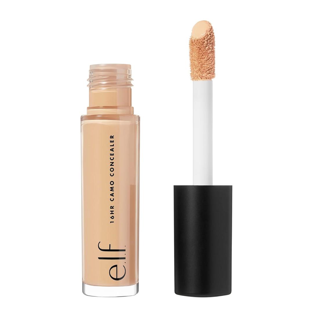 e.l.f. 16HR Camo Concealer, Full-Coverage, Highly-Pigmented Face Concealer With A Matte Finish, Crease-proof, Vegan & Cruelty-Free, Tan Neutral